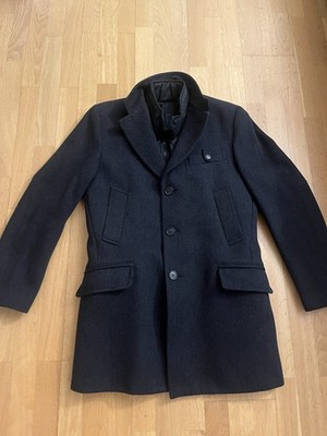 Fay Driving Coat Herrenmantel Schurwolle Größe S