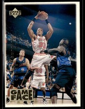 1996-97 Collector's Choice #GF4 Alonzo Mourning Game Face Basketball Card 3301Q