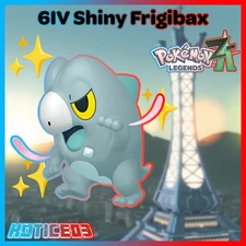 ✨ Shiny Frigibax 6IV ✨ Mega Dimension Pokemon Legends ZA Ready 🚀 Fast 🚀