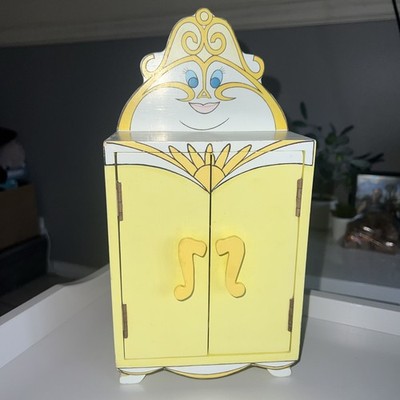 Mrs Potts Disneys Beauty & Beast Wardrobe Armoire Wood Music Box Schmid Not Work