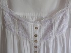 Eileen West - Nightgown Robe 2pc -Womens Small White Sleeveless Cotton — photo 4