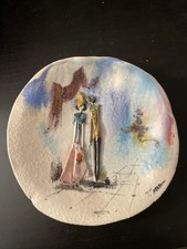 Toni Moretto Scultura Arte Lo Scricciolo Coppia Italia 3D Ceramica Italiana Firmata