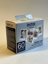 6 pack of 10 ct INSTAX Mini Instant film packs color film white border Expired