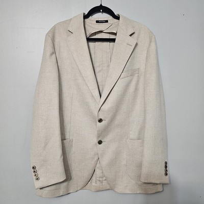 The Oxford Shop Cashmere Sport Coat Size 44T US In Beige
