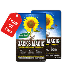 Image of 2 x Westland Jack’s Magic Peat-Free Compost 50L (Pack of 2)