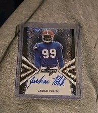 2019 Leaf Flash Jachai Polite on card autograph auto 16/50 FLORIDA GATORS 