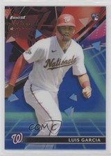 2021 Topps Finest Purple/Aqua Vapor Refractor /250 Luis Garcia #80 6u5