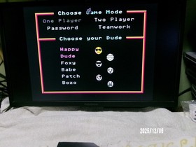 #728 Dudes With Attitude Nintendo NES COMPLETE CIB Unlicensed Puzzle