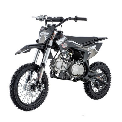 Simon Kustom ブラック／グレーグロス X-PRO Storm 125cc Dirt Bike Pit Bike Semi-Auto 4 Stroke Zongshen