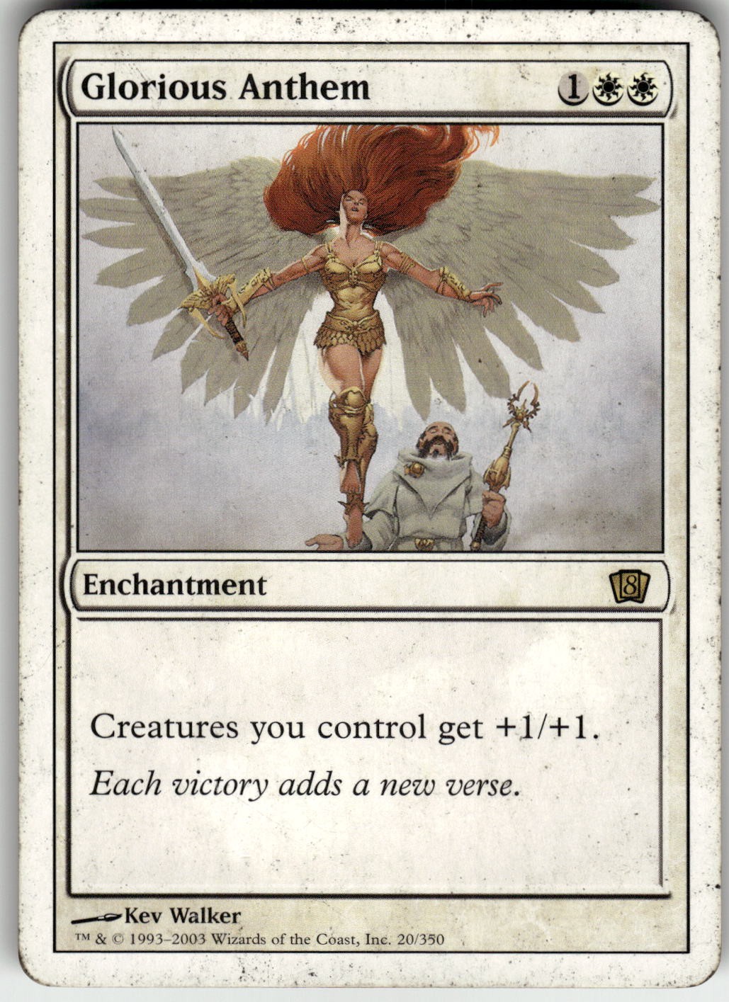 Glorious Anthem 20 - Magic: The Gathering 8ED - HP