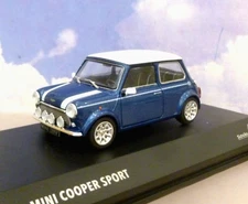 SOLIDO 1/43 DIECAST 1997 MINI COOPER S SPORT IN TAHITI BLUE METALLIC S4316602