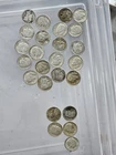 ERROR QUARTER?Lot of 25 Silver Dimes & 3 Silver  Quarters 90% Silver NR No SCRAP