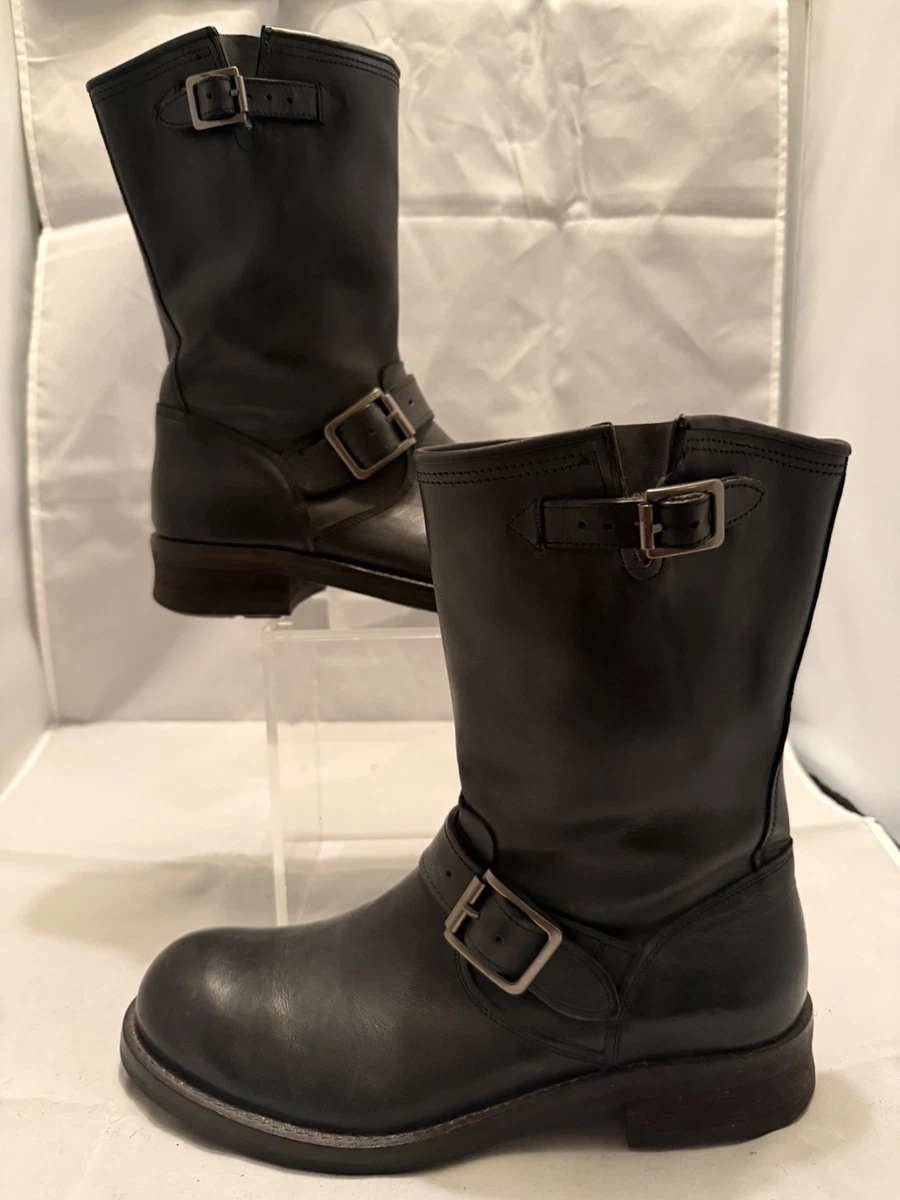 Bottes De Combat Homme John Varvatos Star Harden Noir Taille 12 US - Occasion Très Bon état