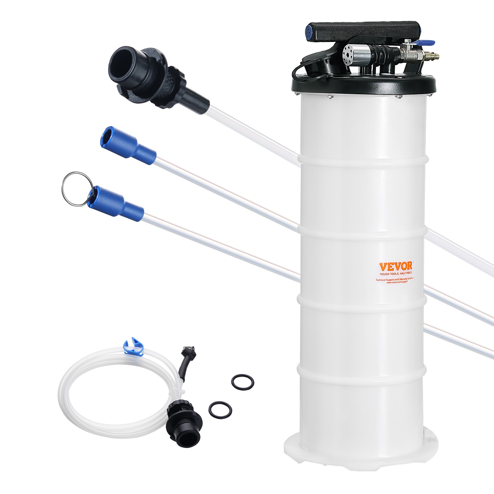 Pompe d'aspiration d'huile VEVOR pour vider votre moteur proprement sans ramper sous l'auto