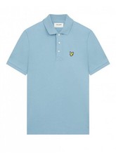 Image of Lyle & Scott Plain Polo Shirt Skipton Blue