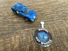 🔥 Hot Wheels Redline 1968 Blue US Ford J Car Blister Pull Minty Pin Badge