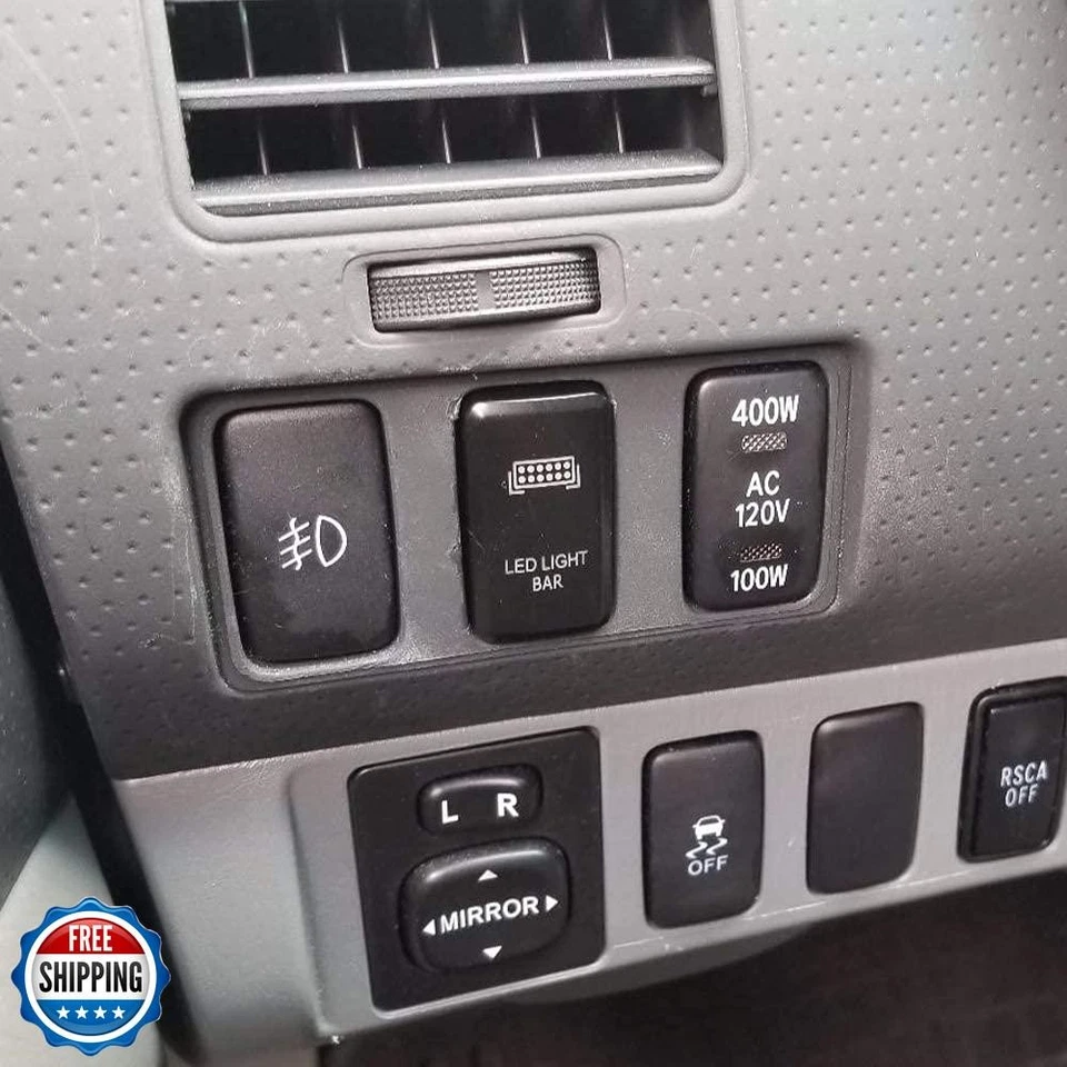 WeiSen LED Push Switch with Blue Backlight, Toyota Compatible, 3A/13V ON-OFF - Image 4 of 4