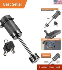 Trailer Tongue Coupler Lock 14 Inch Dia 2-12 Inch Span