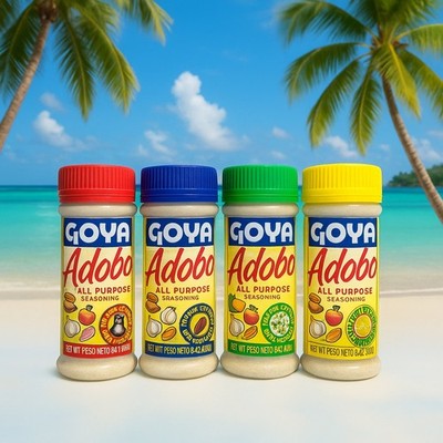 Goya Adobo All-Purpose Seasoning Bundle (4 Pack)