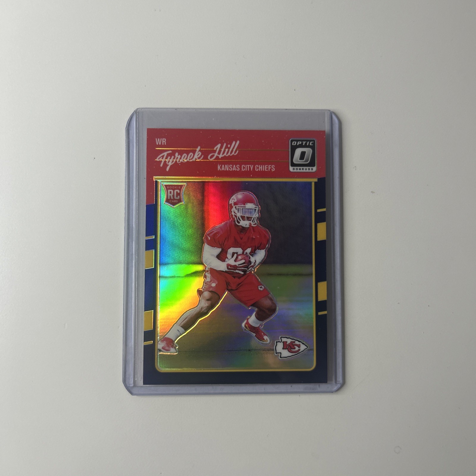 Tyreek Hill 2016 Donruss Optic Purple Prizm #117 Rated Rookie RC Chiefs