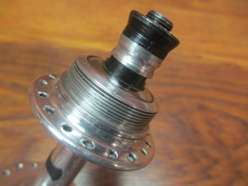 Moyeux Campagnolo C-Record Jeu De 36H - Bride Basse 126mm - Italien - Super Nuovo - Occasion Très Bon état Moyeux Vélo Course Vintage