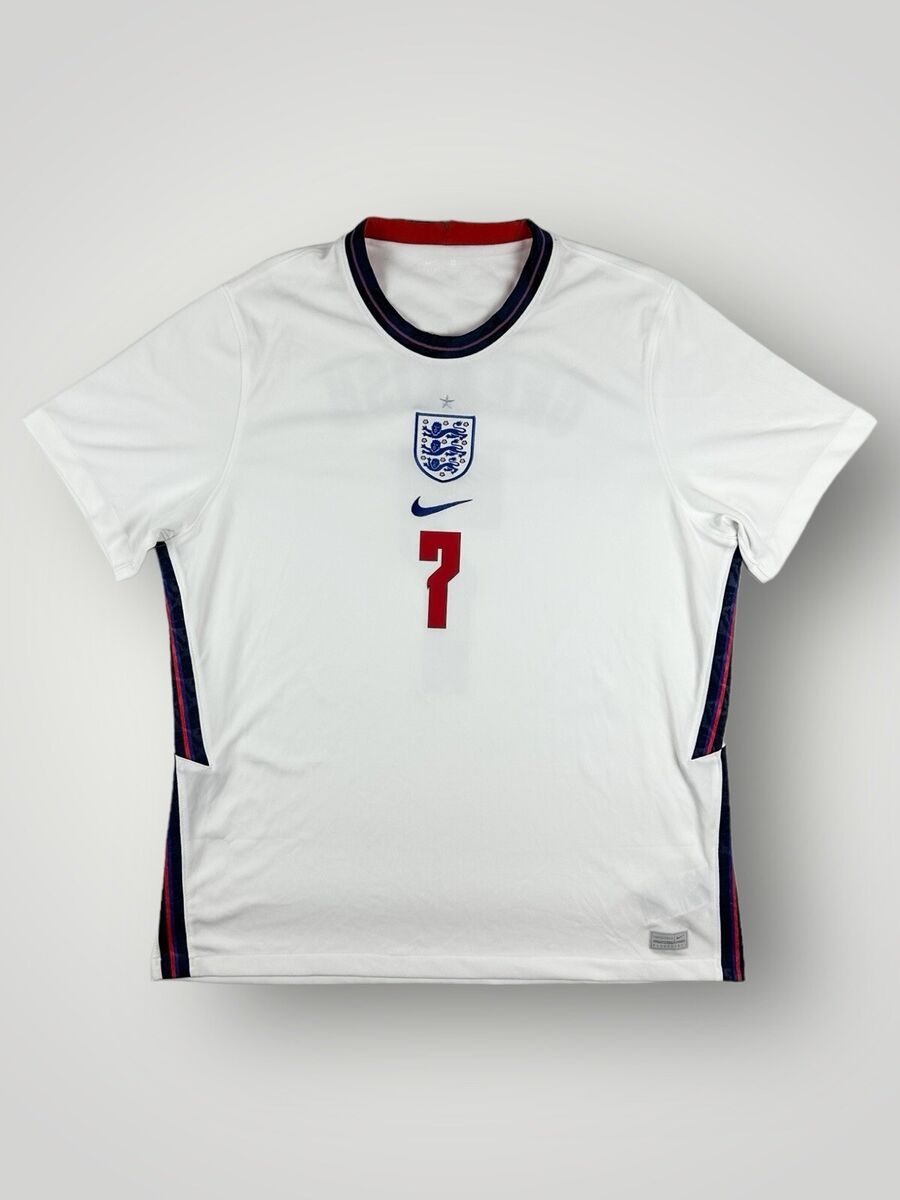 Nike England 2020 2021 Home Shirt Grealish #7 soccer Nike England 2020 2021 Home Shirt Grealish #7 soccer