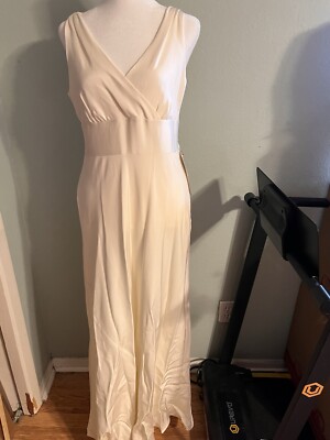 j crew ivory dress J Crew Ivory Sophia Wedding Dress 10 Petite NWT