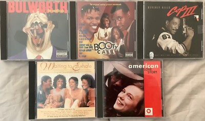 5 CD LOT BULWORTH BOOTY CALL WAITING TO EXHALE WHITNEY HOUSTON POP R&B SHAI