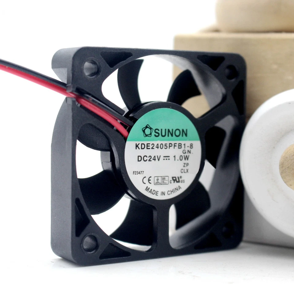 SUNON Cooling Fan KDE2405PFB1-8 5010 DC 24V 1.0W 5CM 50x50x10mm 2"x2"x0.4" - Image 2 of 4