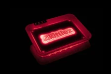 Glow Tray x Zkittlez Rolling Tray - Red 100% Authentic Matte Finish