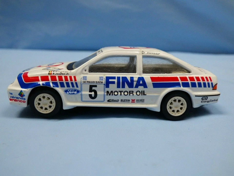 Coche de juguete Ford Sierra RS Cosworth FINA 5 TROFEU 1:43 Grecia 1989 Acrópolis Rally Foto 2 de 4