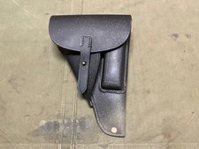 WWII GERMAN  WALTHER P38 SOFT SHELL PISTOL HOLSTER- AGED WEATHERED FOR FILM USE