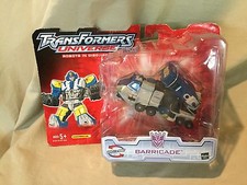 2005 Transformers Universe Robots in Disguise Decepticon Barricade Skill Level 3