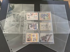  10 NEW 6-Pocket Toploader Binder Pages - Fit ALL Regular Sized Card Binders