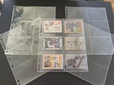 (10) NEW 6-Pocket Toploader Binder Pages - Fit ALL Regular Sized Card Binders