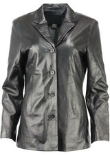 Coach Vintage Leather Blazer Medium