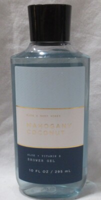 Bath & Body Works Men's Collection Shower Gel aloe + vitamin e MAHOGANY COCONUT