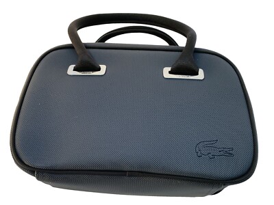 LACOSTE HANDBAG Mini Vintage L61 Classic 17 Navy Blue NEW