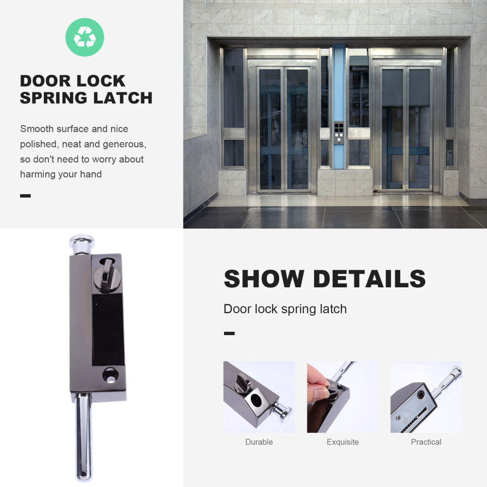 3 Pieces Door Stopper Spring Deadbolt Lock Buckle Telescopic eBay