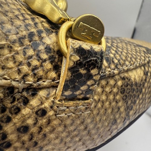 Women's Tory Burch Loafers Size 8 Brown Snake Print - Bild 5 von 11