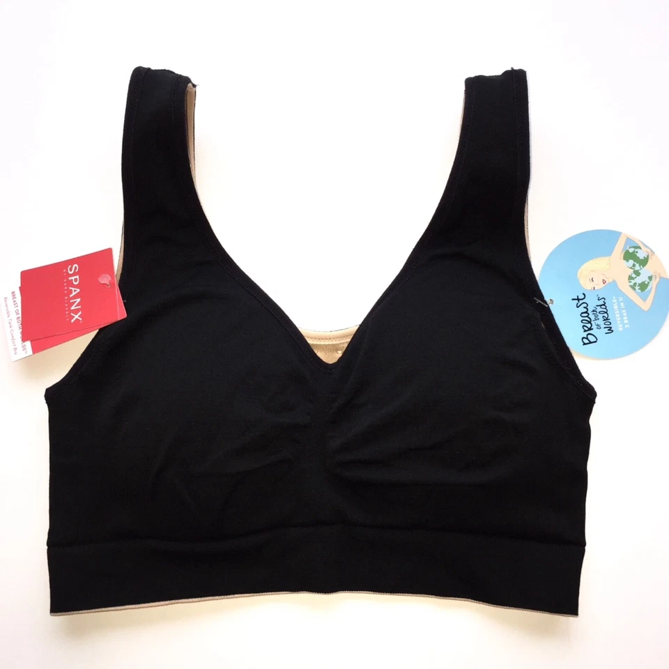 Sujetador reversible Spanx sin costuras cómodo tanque 30021R pecho de ambos mundos A295190 Foto 3 de 4