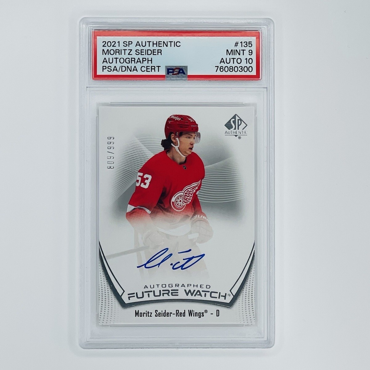 24karats - HSP♡ Moritz Seider PSA 9 + DNA 10 💎 2021-22 SP Authentic #135