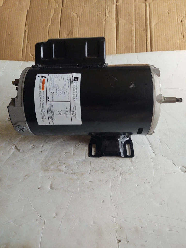 EMERSON # SPH20FL1 (5238-79) / 2 马力,1 PH 230 V,3450 RPM,48 Y 框架 SPA 发动机。 — 第 2/4 张图片