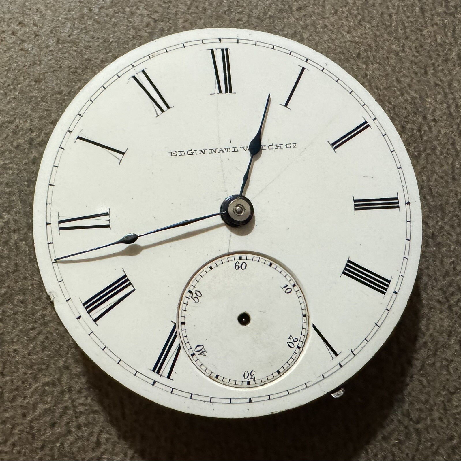 1885 ELGIN 18S 11J PW LS GRADE 10 POCKET WATCH MOVEMENT & DIAL eBay