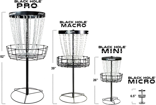 Black Hole Micro Disc Golf Basket - Picture 2 of 12