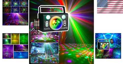Versatile Sound Activated Disco Ball Light - Perfect for Parties & Gatherings - Picture 2 of 9