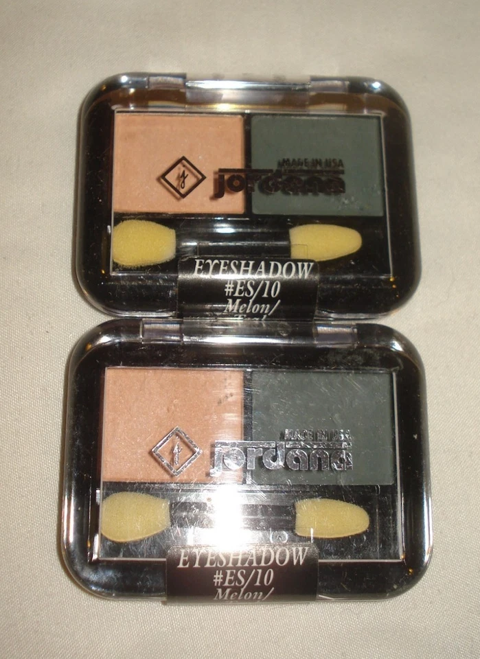 Lote de 2 sombras de ojos Jordana Duo #ES/10 melón verde azulado sexy nuevas Foto 2 de 4