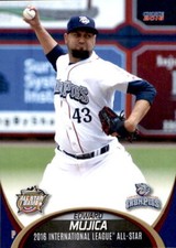 2016 International League All-Stars Choice #12 Edward Mujica Valencia Venezuela 