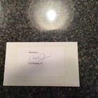 Cal Ripken Jr. Autograph Index card Guarenteed to pass JSA PSADNA Orioles