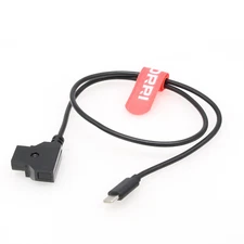 NP-F Battery Adapter V-mount to COLBOR CL100X/CL60 COB lights USB-C Power Cable